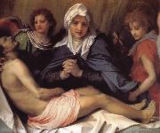 Andrea del Sarto Virgin Mary lament Christ oil
